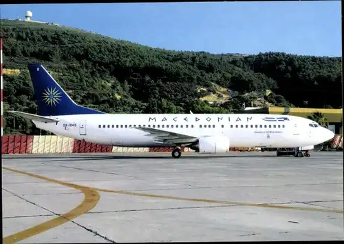 Ak Mazedonisches Passagierflugzeug, Macedonian, B737-46J