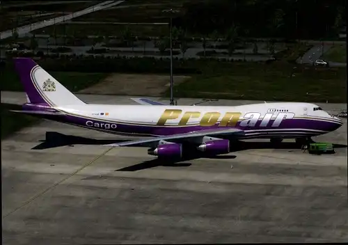 Ak Spanisches Frachtflugzeug, Pronair Cargo, Boeing B747-245F