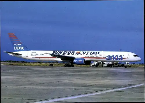 Ak Israelisches Passagierflugzeug, Arkia Sun d'Or, Boeing B757-300