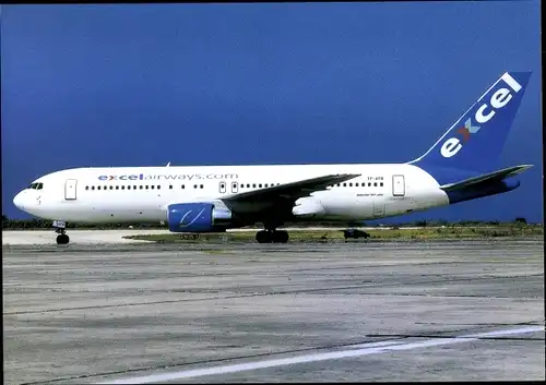Ak Britisches Passagierflugzeug, Excel Airways, Boeing B767-200