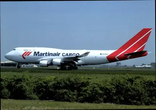 Ak Niederländisches Frachtflugzeug, Martinair Cargo, Boeing B747-412BCF