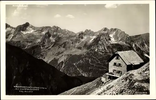 Ak Oberstdorf im Oberallgäu, Waltenbergerhaus a. d. Mädelegabel