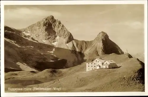 Ak Oberstdorf im Oberallgäu, Rappenseehütte, Heilbronner Weg