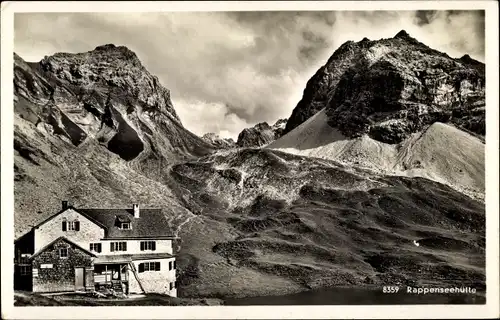 Ak Oberstdorf im Oberallgäu, Rappenseehütte, Heilbronner Weg, Hochgundspitze