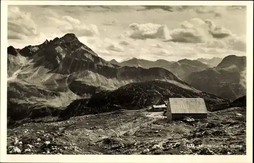 Ak Oberstdorf im Oberallgäu, Mindelheimer Hütte