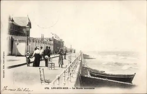 Ak Luc sur Mer Calvados, La Maree montante