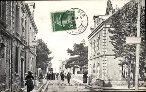 Ak Luc sur Mer Calvados, La rue de la Mer