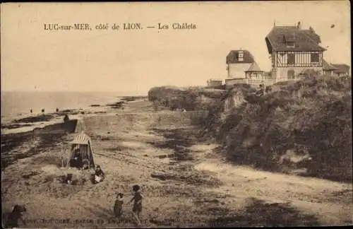 Ak Luc sur Mer Calvados, Cote de Lion, les Chalets