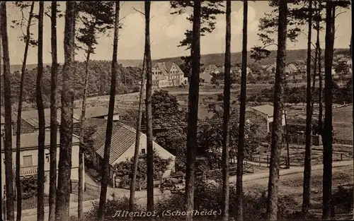 Ak Altenhof Schorfheide am Werbellinsee, Teilansicht der Ortschaft