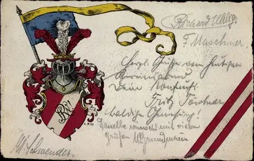 Studentika Ak Chemnitz in Sachsen, Literarischer Verein der Realgymnasiasten