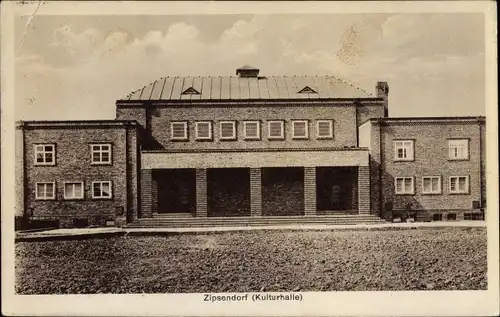 Ak Zipsendorf Meuselwitz in Thüringen, Kulturhalle