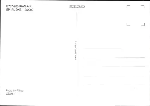 Ak Iranisches Passagierflugzeug, Iran Air, B737-200