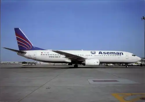 Ak Iranisches Passagierflugzeug, Iran Aseman, B737-800