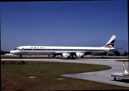 Ak Amerikanisches Passagierflugzeug, Delta Airlines, DC-8-71