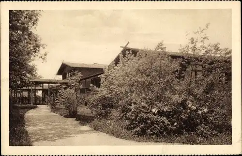 Ak Ebenhausen im Isartal Schäftlarn in Oberbayern, Kuranstalt, Blockhaus