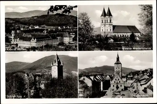 Ak Deggendorf im Bayerischen Wald Niederbayern, Kloster Mellen, Schloß Egg