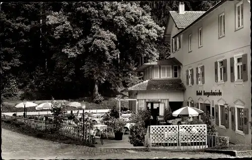 Ak Marxzell im Schwarzwald, Waldhotel Bergschmiede