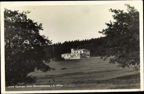 Ak Oberreifenberg Schmitten im Taunus Hessen, Jakob Sprenger Heim