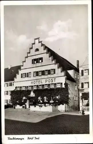 Ak Feuchtwangen in Mittelfranken, Hotel Post