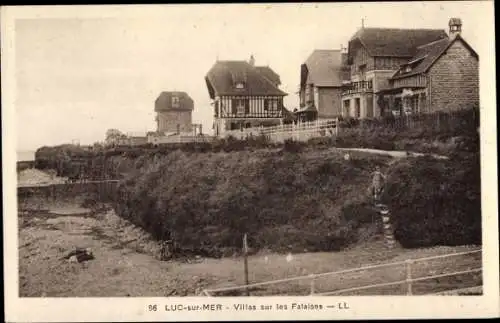 Ak Luc sur Mer Calvados, Villas sur les Falaises