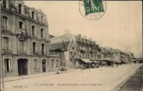 Ak Luc sur Mer Calvados, Rue du Grand Orient, Annexe du Petit Enfer