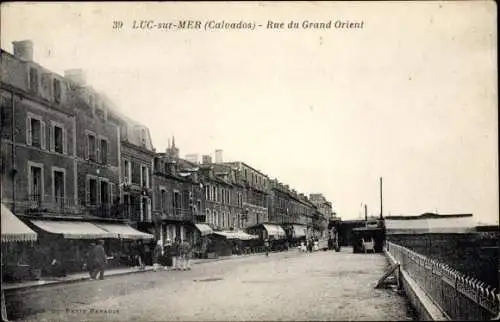 Ak Luc sur Mer Calvados, Rue du Grand Orient