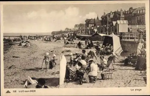 Ak Luc sur Mer Calvados, La plage