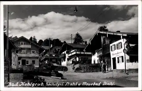 Foto Ak Bad Kohlgrub in Oberbayern, Ortspartie, Uhrmacherei