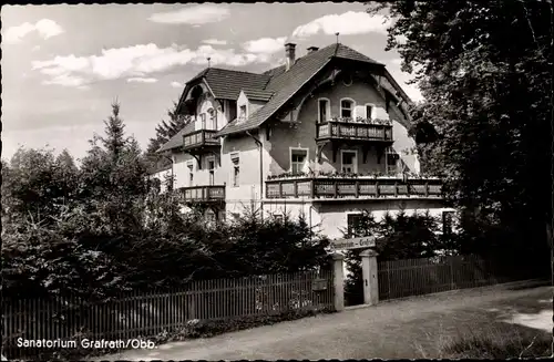 Ak Grafrath Krs. Fürstenfeldbruck Oberbayern, Sanatorium