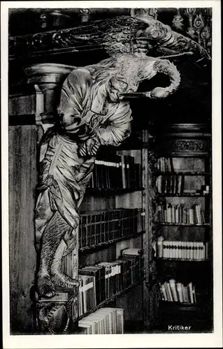 Ak Waldsassen in der Oberpfalz, Bibliotheksaal, Kloster, Kritiker