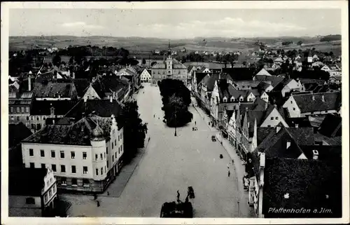 Ak Pfaffenhofen an der Ilm Oberbayern, Stadtübersicht