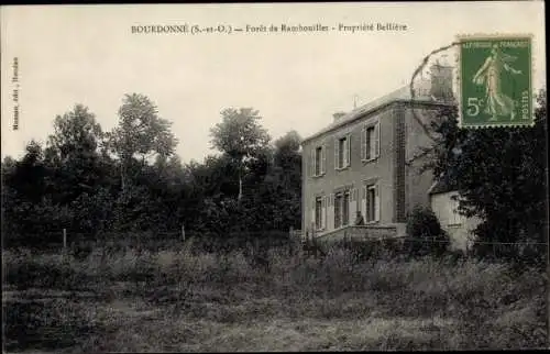 Ak Bourdonné Yvelines, Foret de Rambouillet, Propriete Belliere
