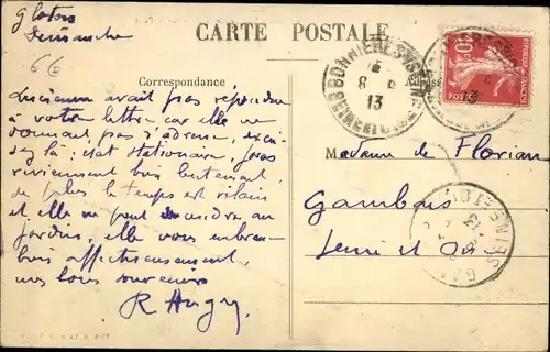 Ak Gloton Yvelines, Vue generale prise sur le Pont