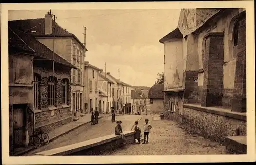 Ak Evecquemont Yvelines, Ecole, Mairie, Eglise