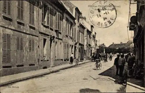 Ak Fère en Tardenois Aisne, Rue des Marchands