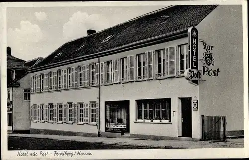 Ak Friedberg in Hessen, Hotel zur Post