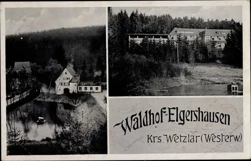Ak Greifenstein im Westerwald, Heilanstalt Waldhof Elgershausen
