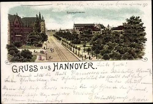 Litho Hannover in Niedersachsen, Georgstraße