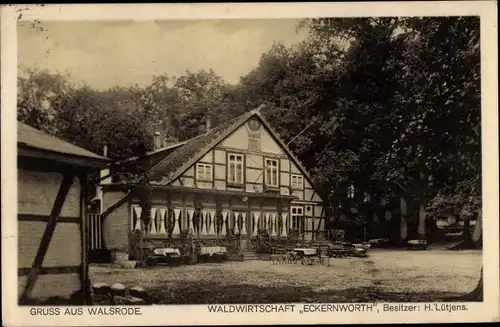 Ak Walsrode in der Lüneburger Heide, Gasthof Eckernworth