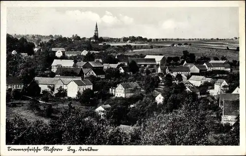 Ak Mohorn Wilsdruff Sachsen, Blick auf den Ort