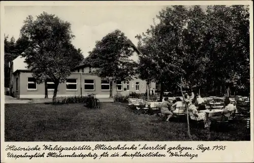 Ak Moritzburg in Sachsen, Historische Waldgaststätte Mistschänke