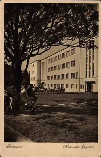 Ak Dresden Strehlen, Haus der Jugend