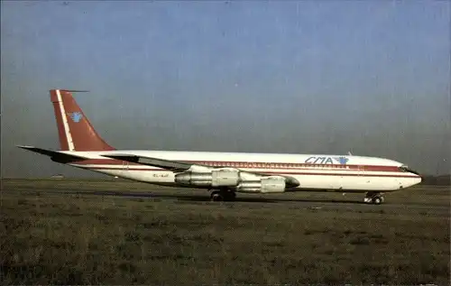 Ak Tschechisches Frachtflugzeug, Cargo Moravia Airlines, Boeing 707, EL-AJT