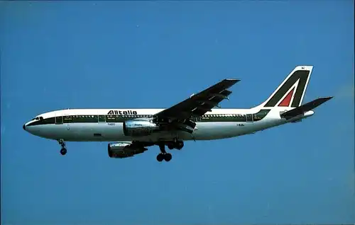 Ak Italienisches Passagierflugzeug, Alitalia, Airbus A300B4-203, I-BUSJ