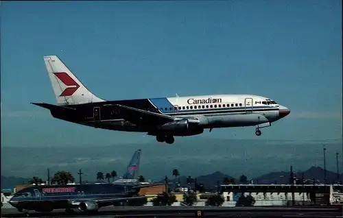 Ak Kanadisches Passagierflugzeug, Canadian Airlines International, Boeing 737-275 Advanced, C-GRPW