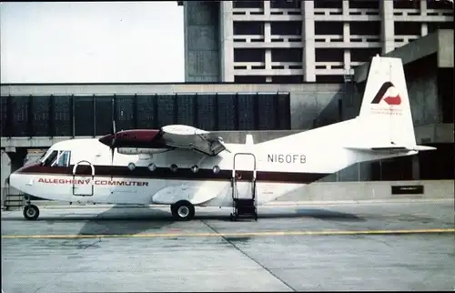 Ak Amerikanisches Passagierflugzeug, Allegheny Commuter, CASA-212, N160FB
