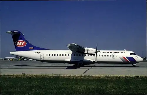 Ak Jugoslawisches Passagierflugzeug, JAT Yugoslav Airlines, Aerospatiale ATR-72, YU-ALN