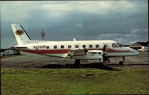 Ak Amerikanisches Passagierflugzeug, New York Air, Embraer Bandeirante, N4268R