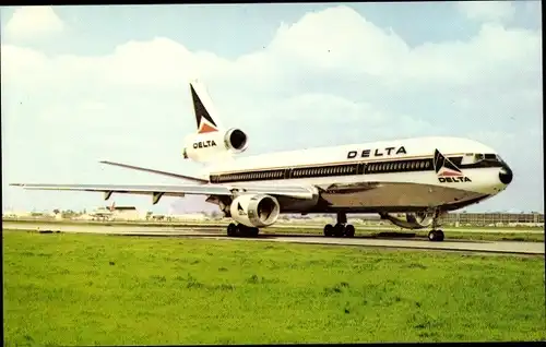 Ak Amerikanisches Passagierflugzeug, Delta Airlines, McDonnell Douglas DC-10