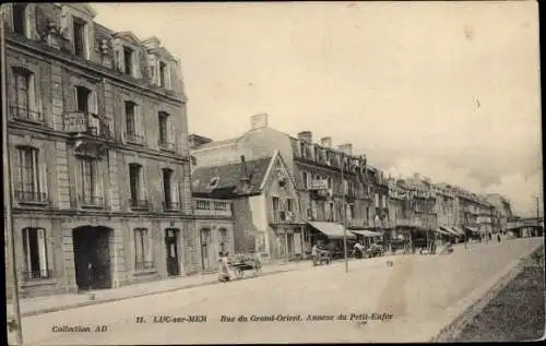 Ak Luc sur Mer Calvados, Rue du Grand Orient, Annexe du Petit Enfer